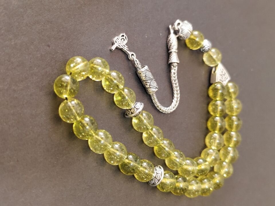 YEŞİL KUVARS TAŞI 33'LÜK TESBİH