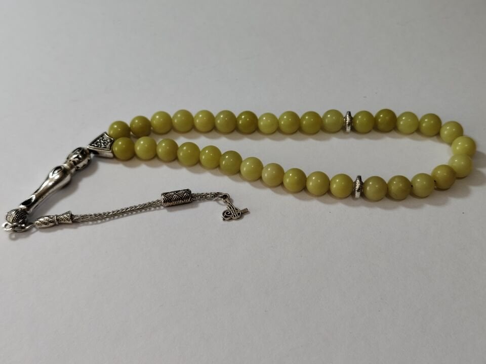 ZEBERCET (OLİVİN)TAŞI 33'LÜK TESBİH