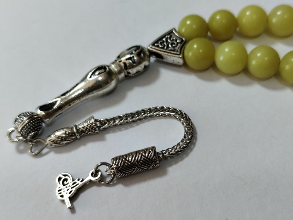 ZEBERCET (OLİVİN)TAŞI 33'LÜK TESBİH