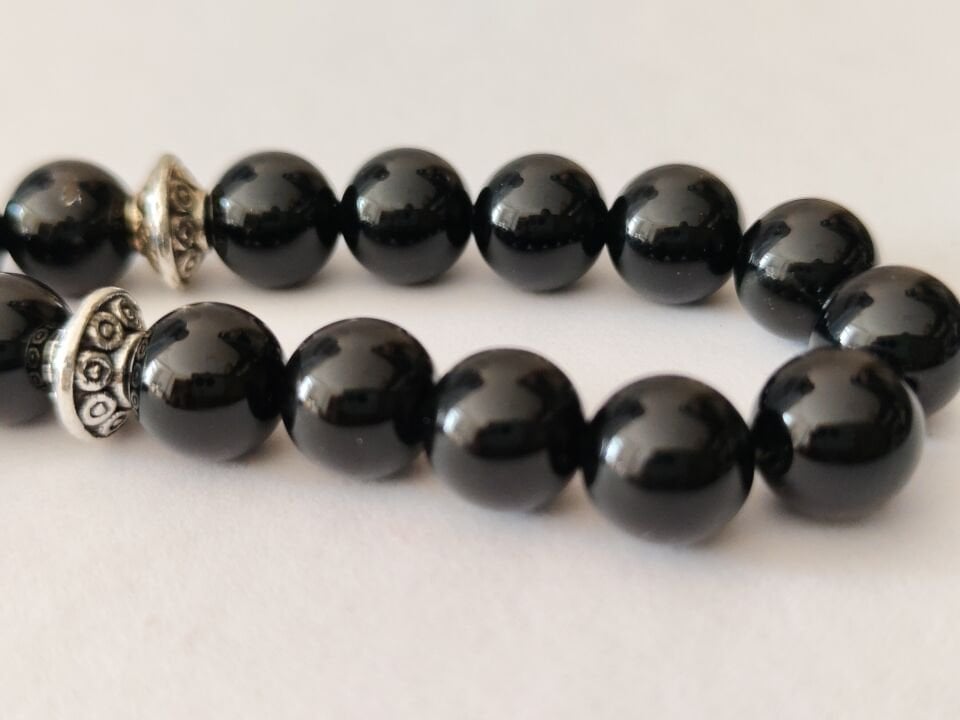 SİYAH AKİK TAŞI 33'LÜK TESBİH