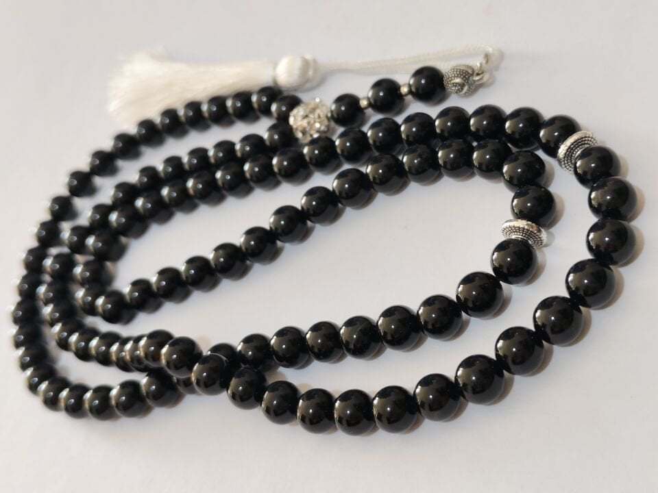 SİYAH AKİK TAŞI 99'LUK TESBİH