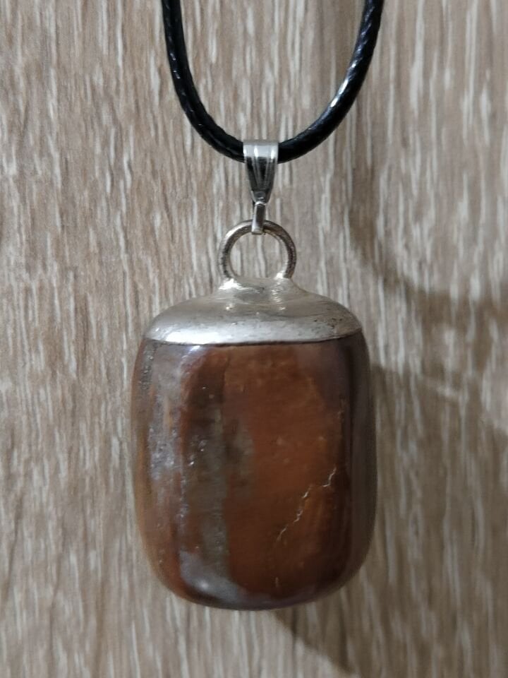 NATUREL JASPER TAŞI KOLYE