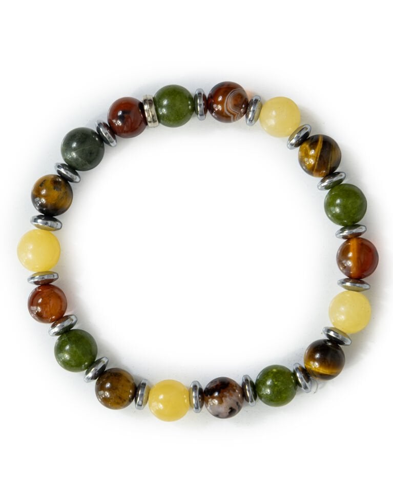 İKİZLER BURCU ERKEK BAYAN DOĞAL TAŞ BİLEKLİK