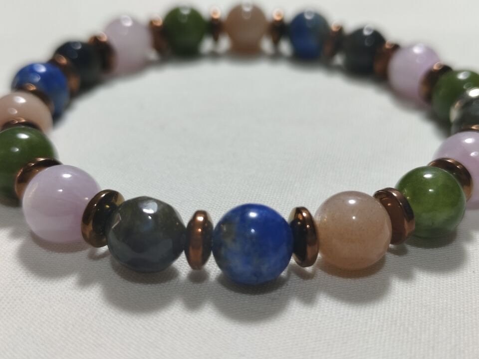 TERAZİ BURCU ERKEK BAYAN DOĞAL TAŞ BİLEKLİK