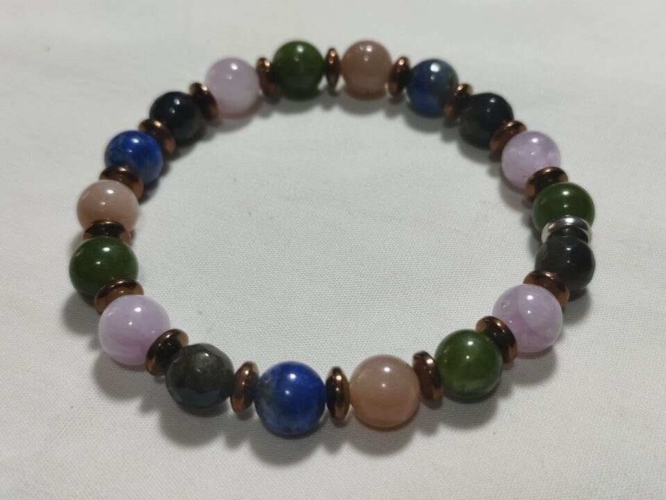 TERAZİ BURCU ERKEK BAYAN DOĞAL TAŞ BİLEKLİK