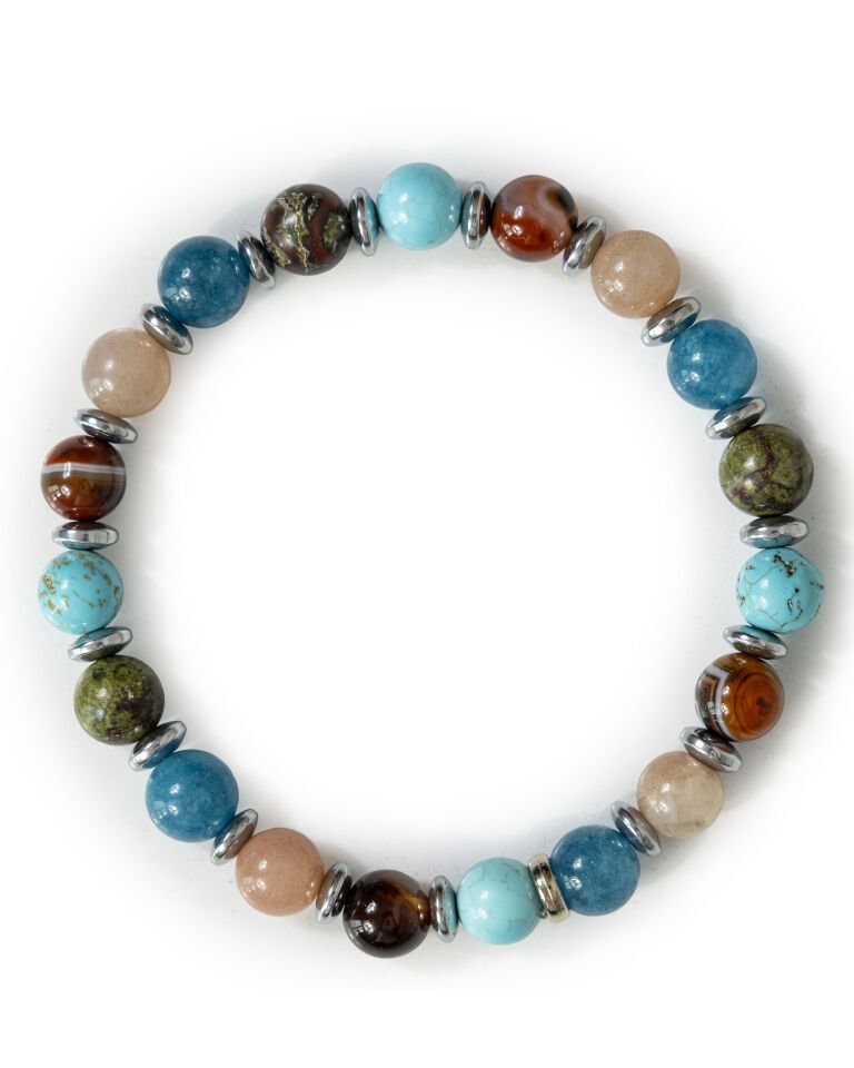 BALIK BURCU ERKEK BAYAN DOĞAL TAŞ BİLEKLİK