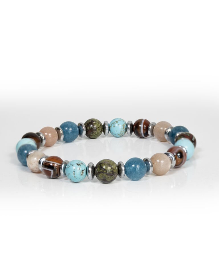 BALIK BURCU ERKEK BAYAN DOĞAL TAŞ BİLEKLİK