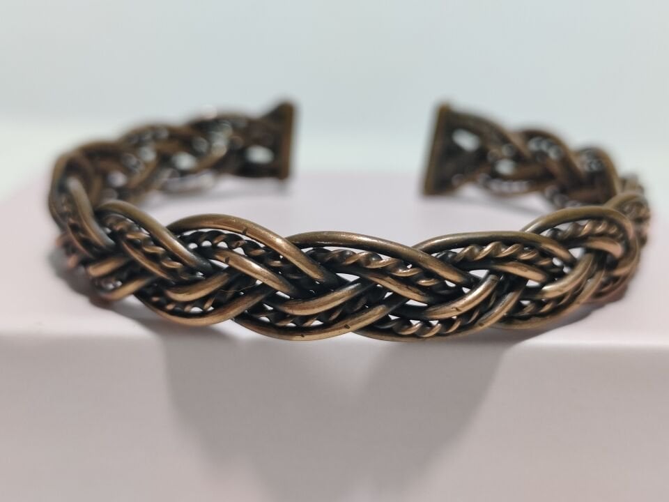 BURGU-İNCE MODEL BAYAN BAKIR BİLEKLİK