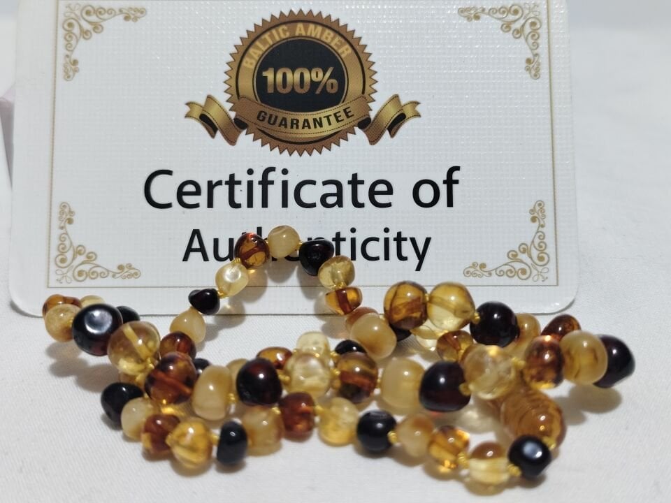 BEBEKLER İÇİN KEHRİBAR KOLYE