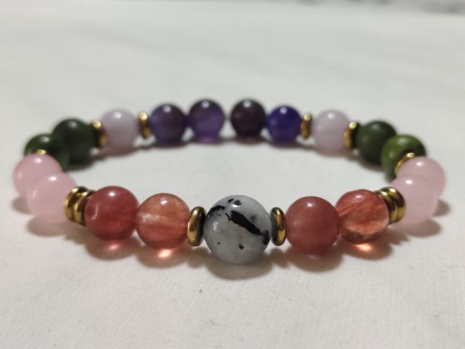 AŞK SEVGİ EŞLER ARASI MUHABBET DOĞAL TAŞ BİLEKLİK