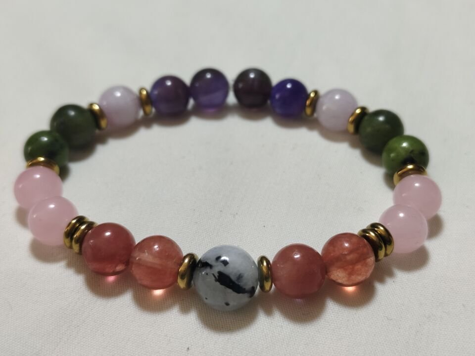 AŞK SEVGİ EŞLER ARASI MUHABBET DOĞAL TAŞ BİLEKLİK