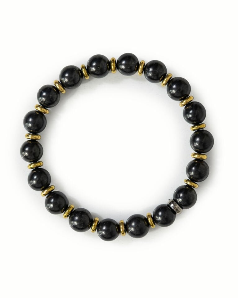 SUNGİT TAŞI ERKEK BAYAN DOĞAL TAŞ BİLEKLİK