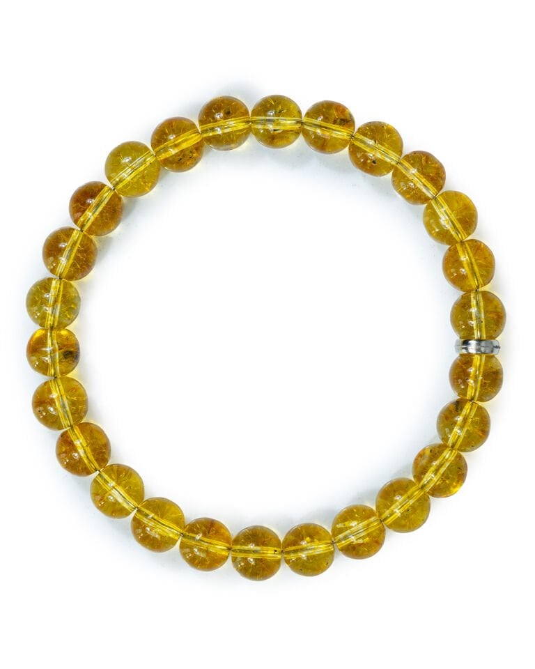 SİTRİN TAŞI ERKEK BAYAN DOĞAL TAŞ BİLEKLİK