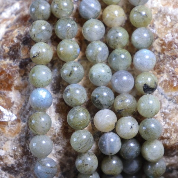 Labradorit (1 adet 8 mm boncuk fiyatı)