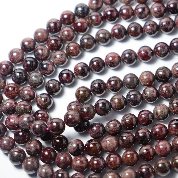 Lal-garnet (1 adet  8 mm taş boncuk fiyatı)