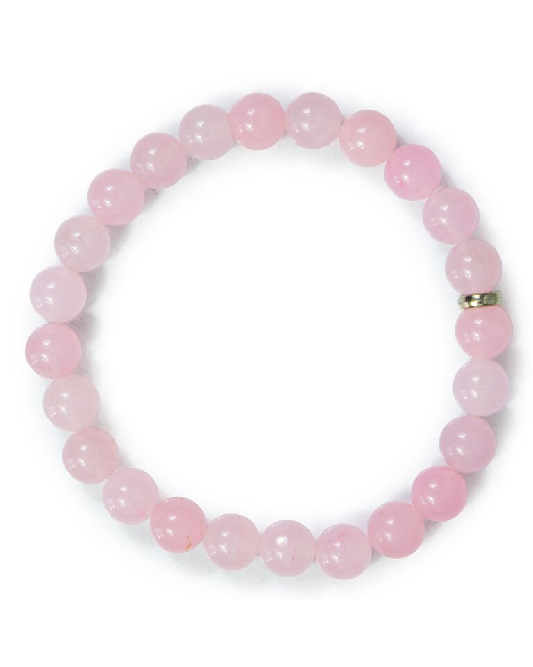 PEMBE KUVARS TAŞI BAYAN BİLEKLİK