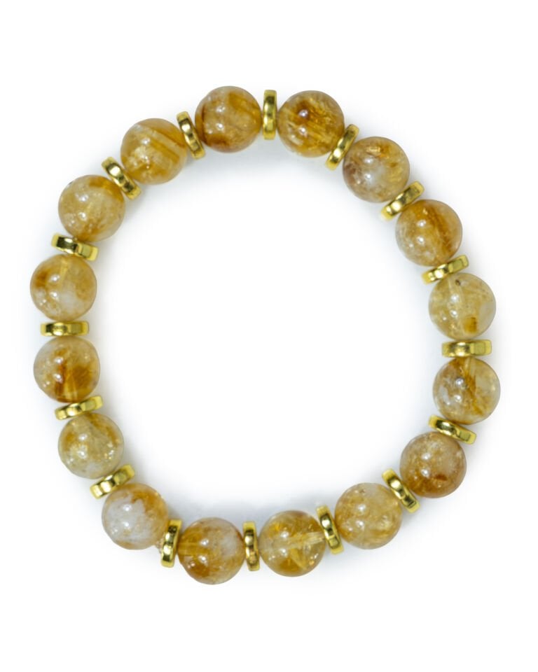 SİTRİN TAŞI ERKEK BAYAN DOĞAL TAŞ BİLEKLİK BU ÜRÜNDE TAŞLAR 10 MM BOYUTLARINDADIR