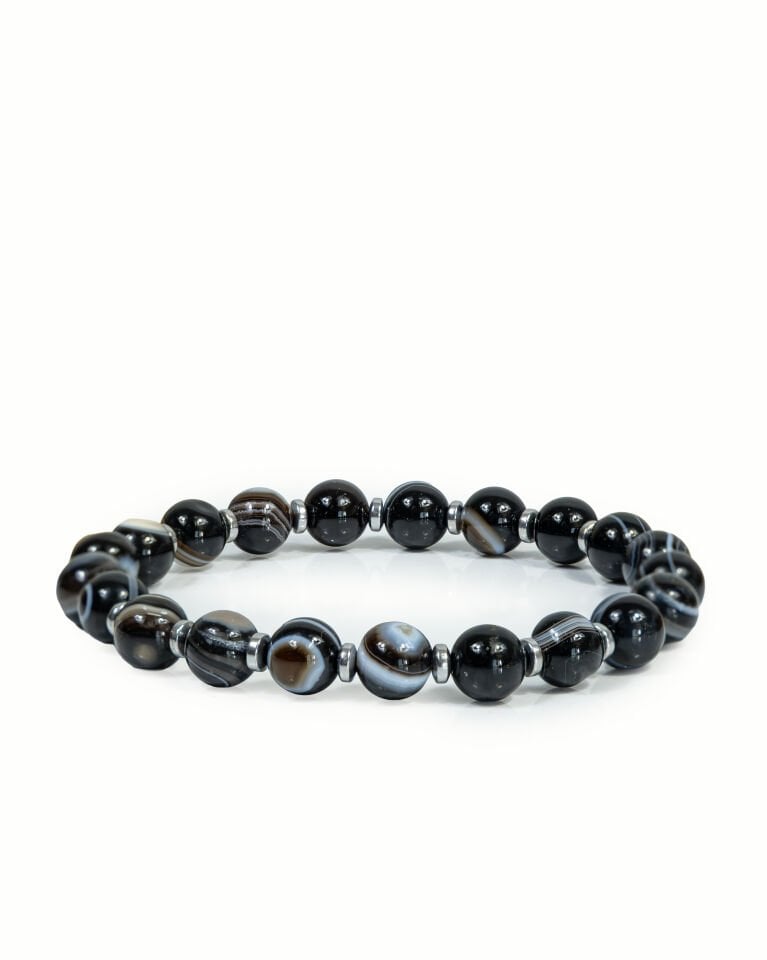 GÖZ AKİK TAŞI KADIN ERKEK DOĞAL TAŞ BİLEKLİK