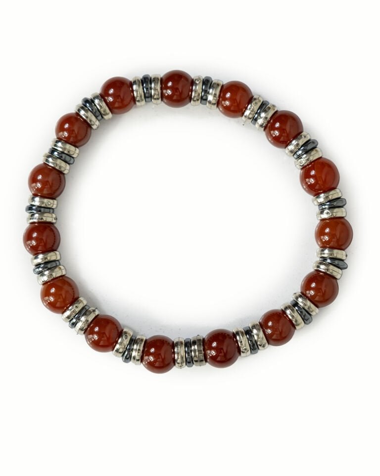 KARNELYEN AKİK VE NECEF TAŞI BAYAN  BİLEKLİK