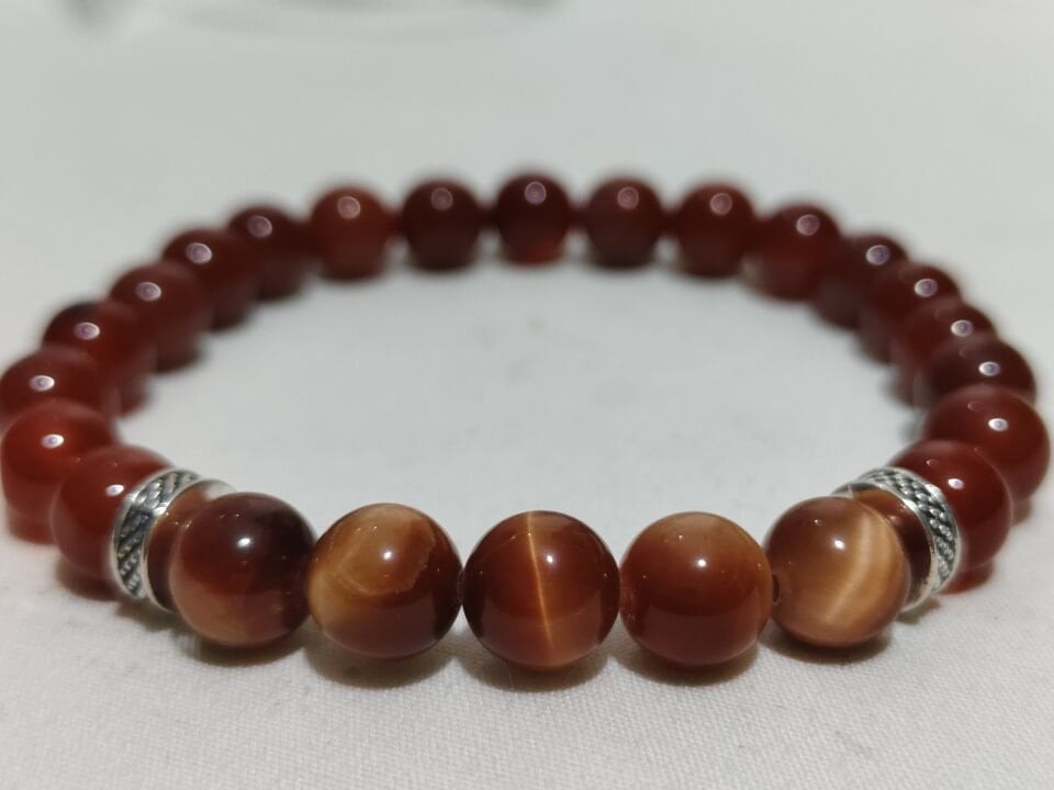 KAPLAN GÖZÜ- KARNELYEN AKİK BİLEKLİK