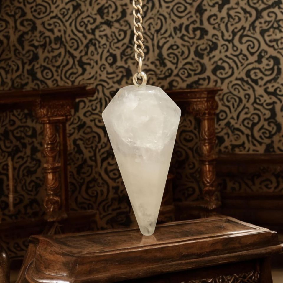 KRİSTAL KUVARS TAŞI PANDÜL