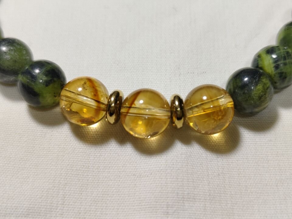 SİTRİN- YEŞİM TAŞI BİLEKLİK