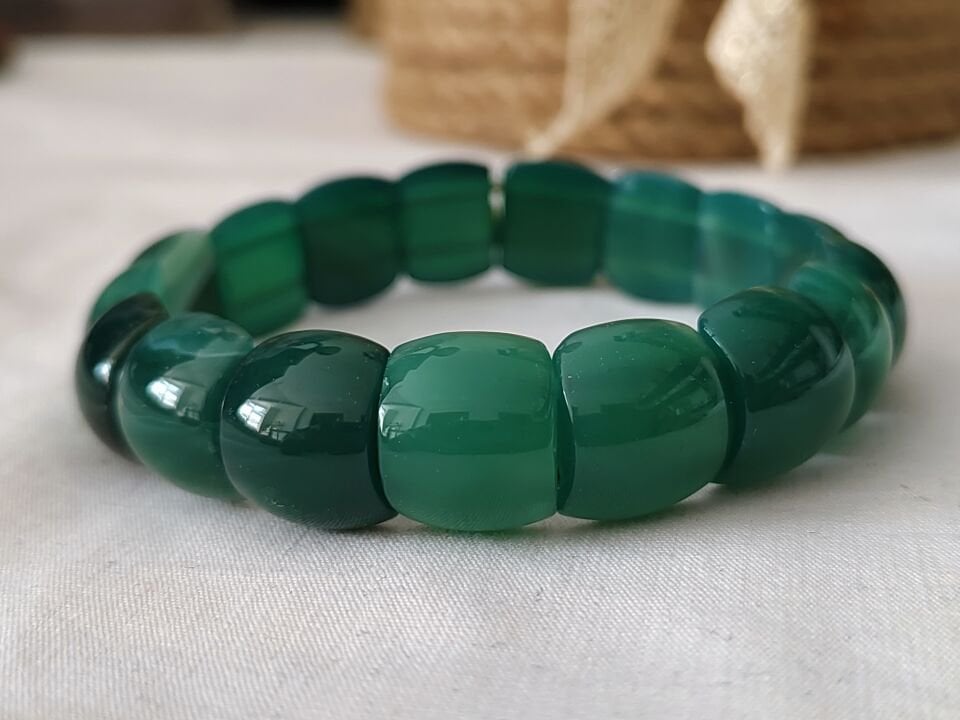 ROLEX MODEL YEŞİL AKİK TAŞI BİLEKLİK