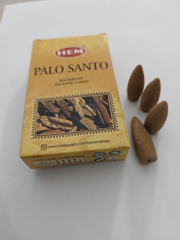 PALO SANTO AĞACI KONİK GERİ AKIŞLI TÜTSÜ 10 ADET