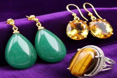 DOĞAL TAŞ KÜPE VE YÜZÜKLER