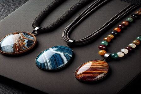 DOĞAL TAŞ  KOLYELER 